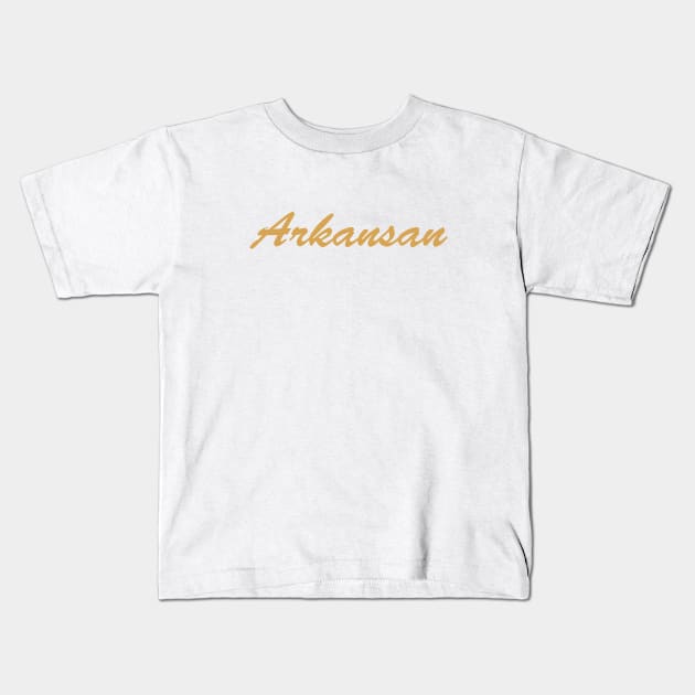 Arkansan Kids T-Shirt by Novel_Designs